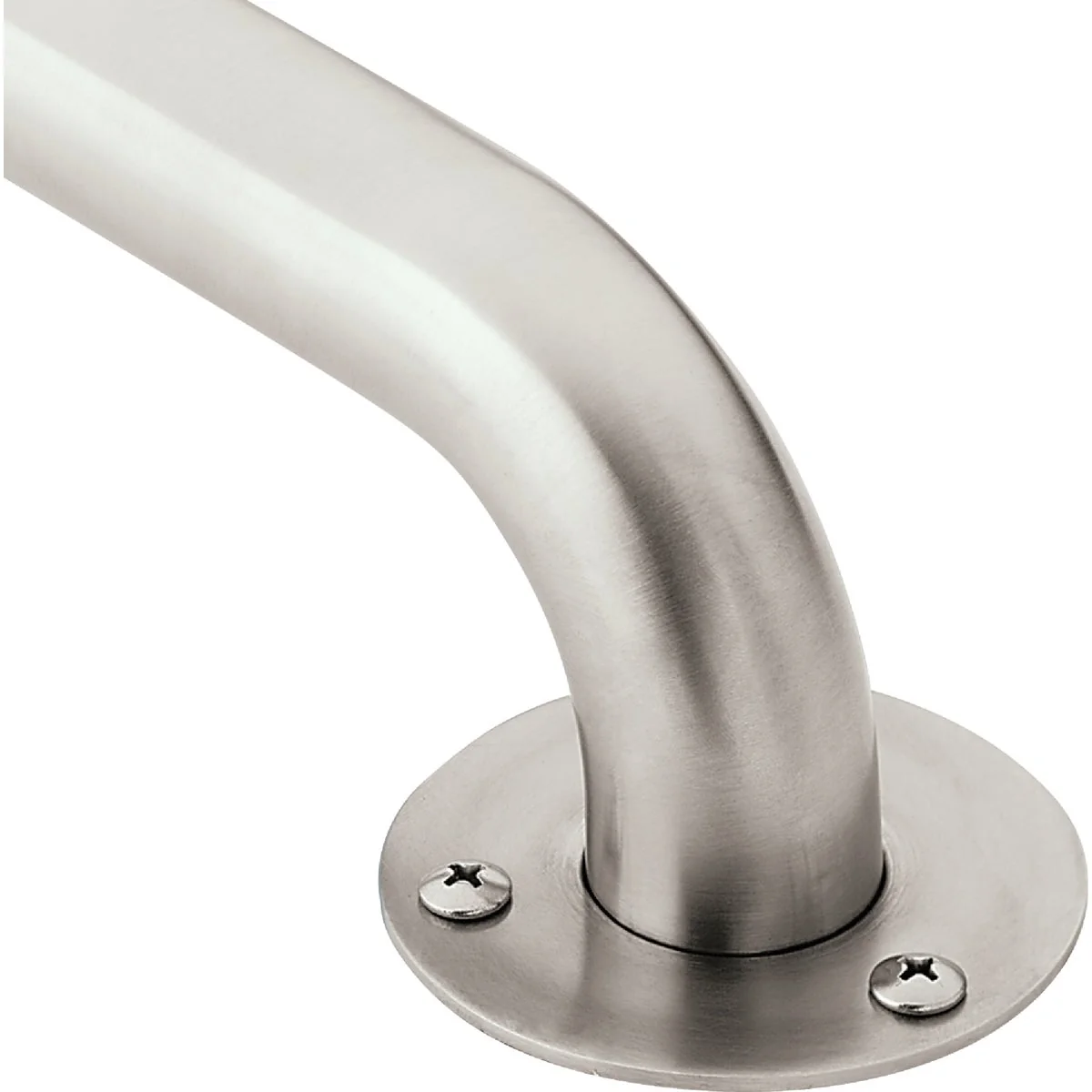Innovative Moen Home Care 18 In. x 1-1 2 In. Exposed Screw Grab Bar Stainless Steel Natural