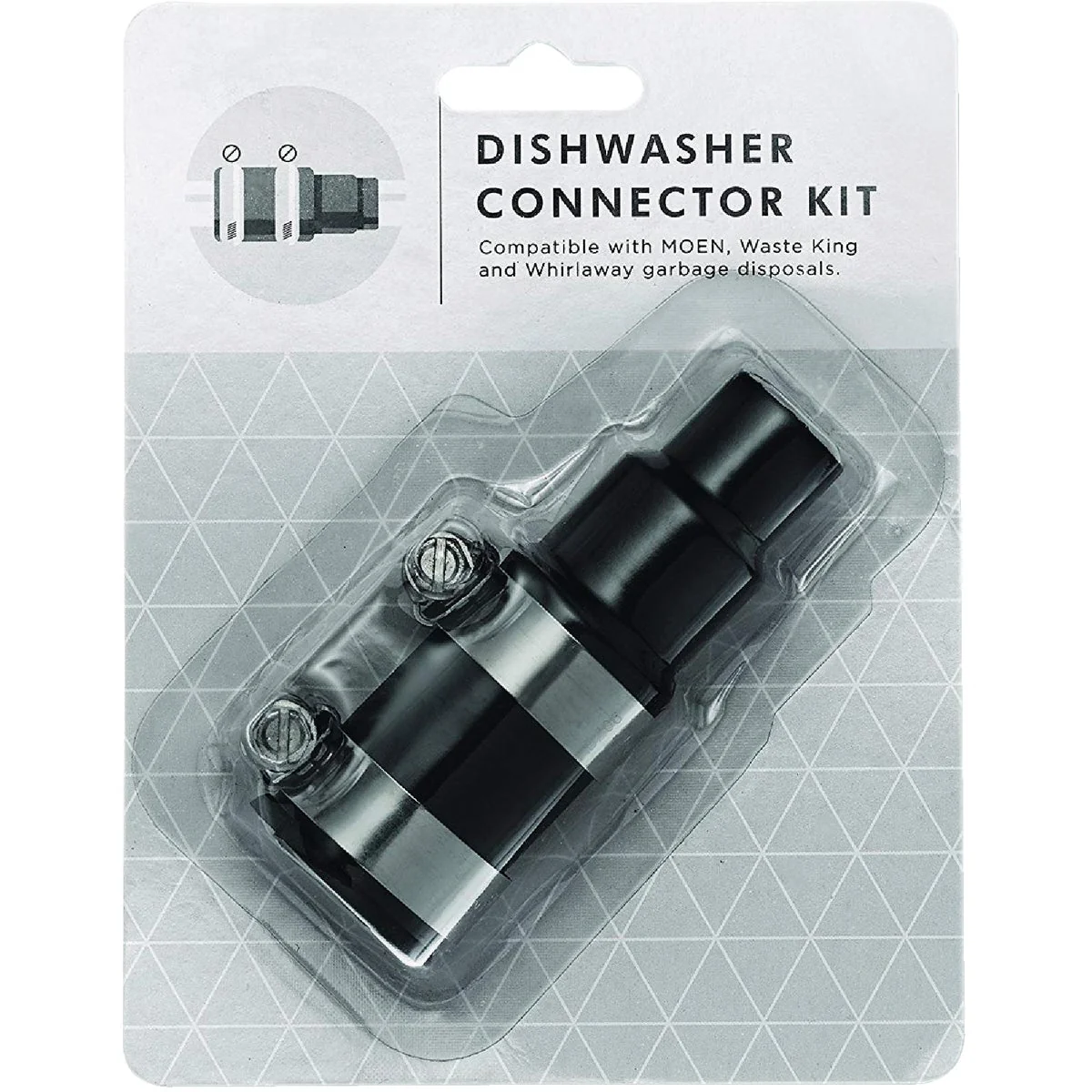 User-Friendly Waste King Dishwasher Outlet Hose Connector Kit Smooth