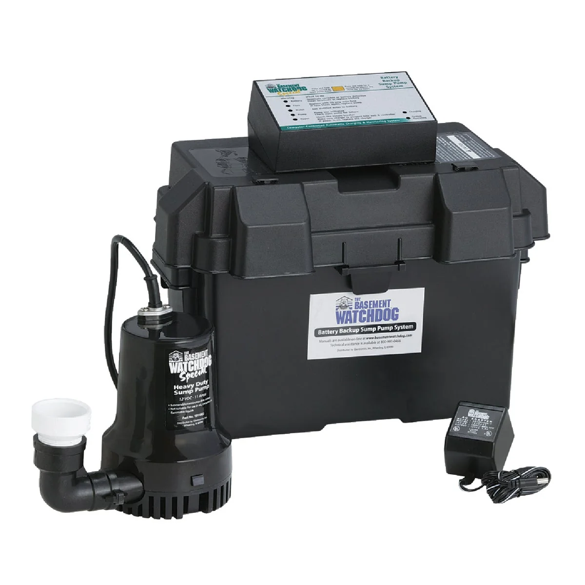 Durable The Basement Watchdog Special Backup Sump Pump Fashionable