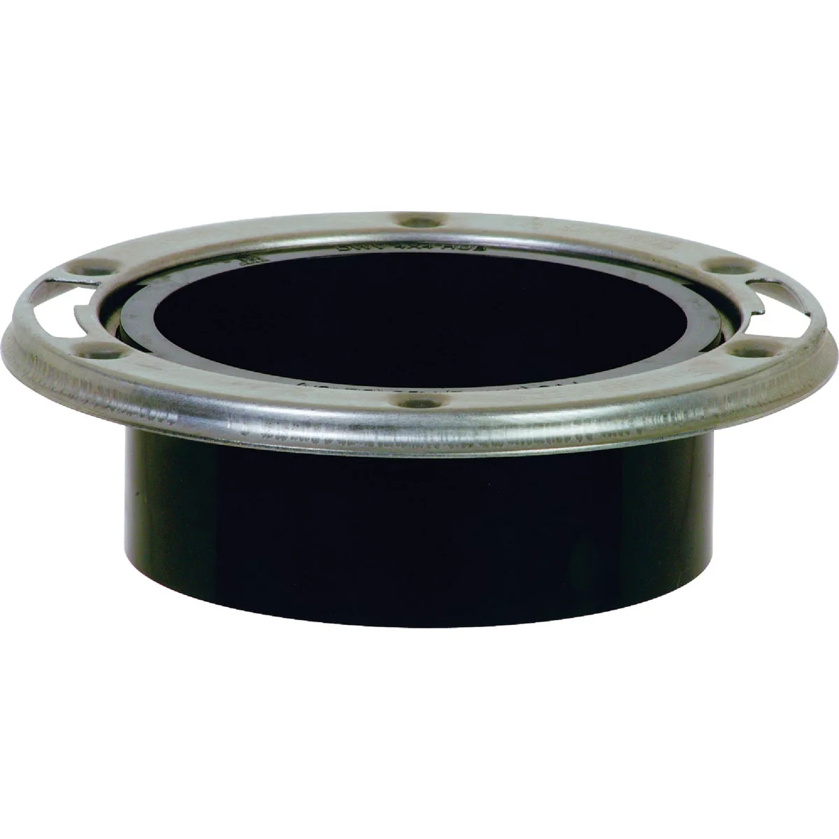 Effective Sioux Chief 3 In. Hub Inside 4 In. ABS Open Toilet Flange w SS Swivel Ring Modern