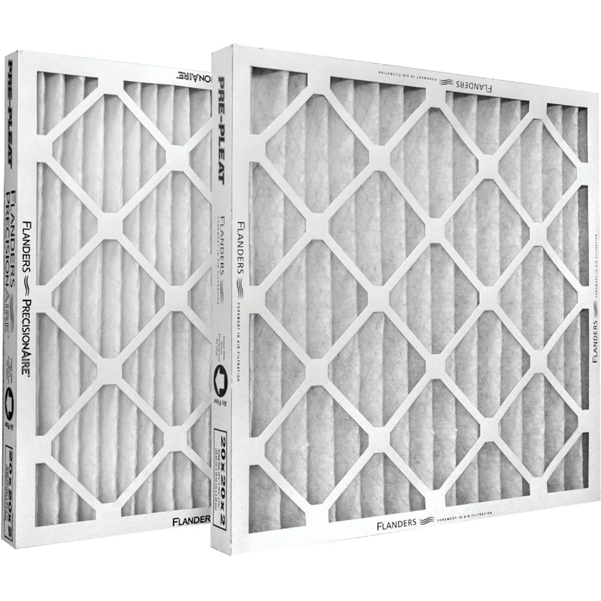 Original Flanders PrecisionAire 20 In. x 25 In. x 2 In. Pre-Pleat 40 MERV 8 Furnace Filter Authentic