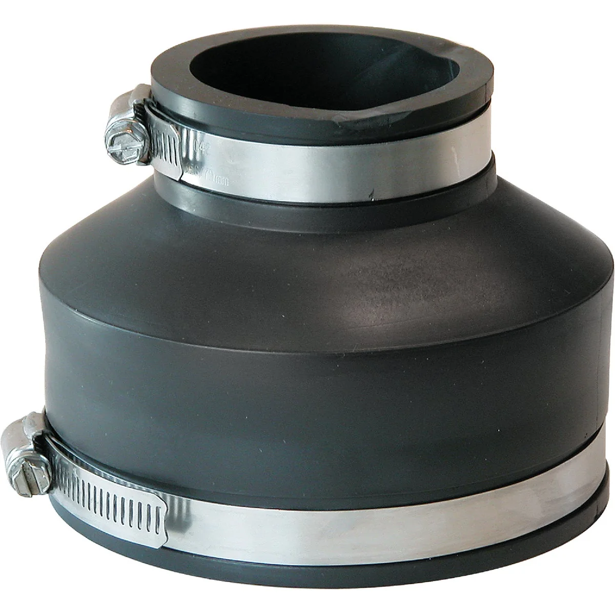 Reusable Fernco 4 In. x 2 In. Flexible PVC Coupling Effective