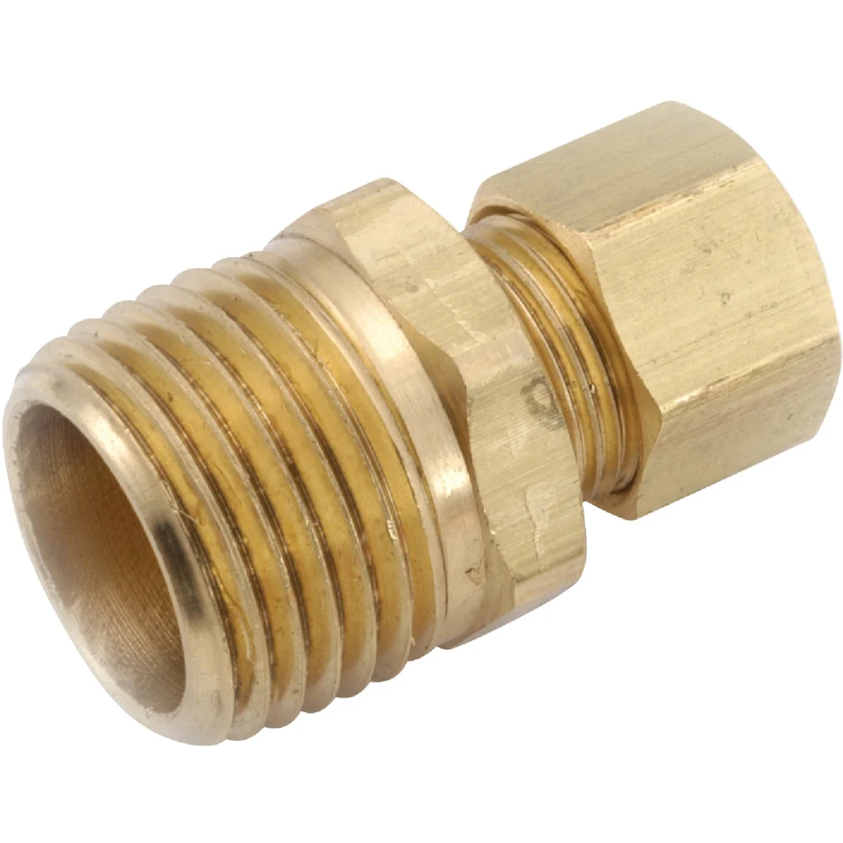 Sophisticated Anderson Metals 5 8 In. x 3 4 In. Brass Male Union Compression Adapter Modern