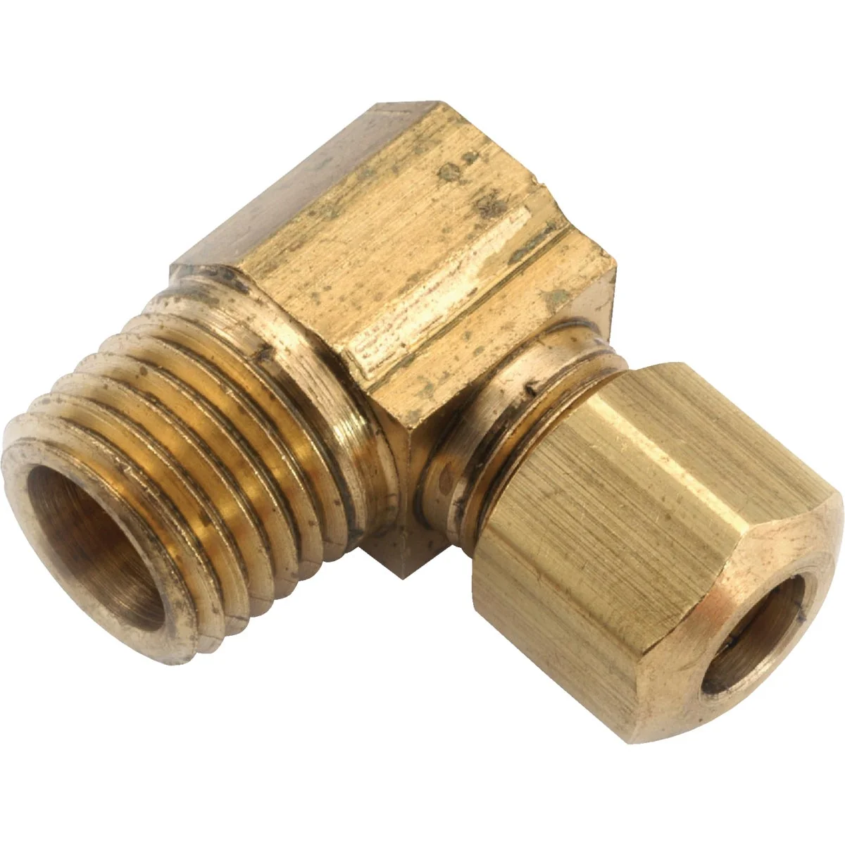 Refined Anderson Metals 1 4 In. x 1 4 In. Male 90 Deg. Compression Brass Elbow 1 4 Bend Dependable