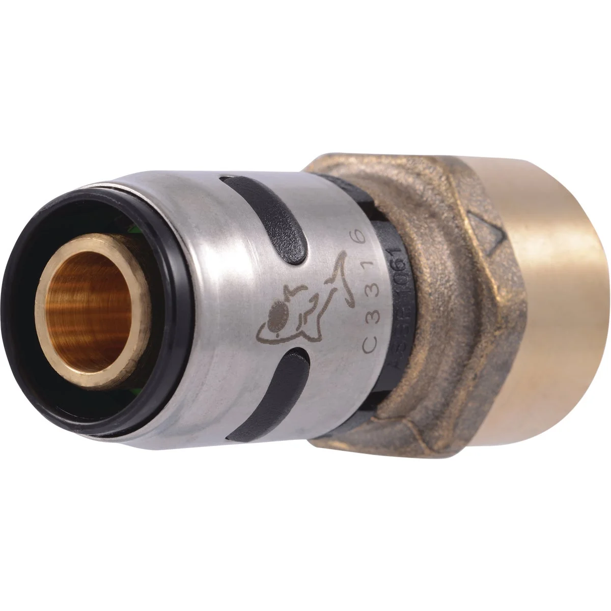 Practical SharkBite EvoPex 1 2 In. x 1 2 In. FPT Push-to-Connect Plastic Connector Authentic