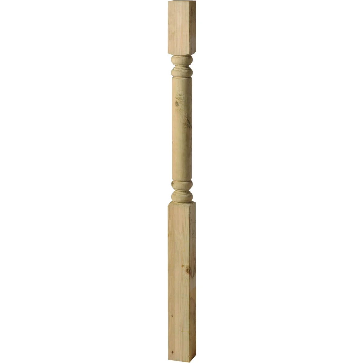 Lightweight ProWood 4 In. x 4 In. x 54 In. Treated Wood Colonial Newel Post Efficient