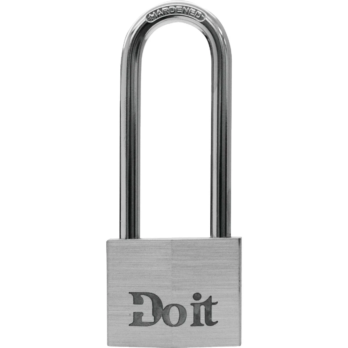 High-End Do it 1-1 2 In. W. Long Shackle Aluminum Padlock Reliable
