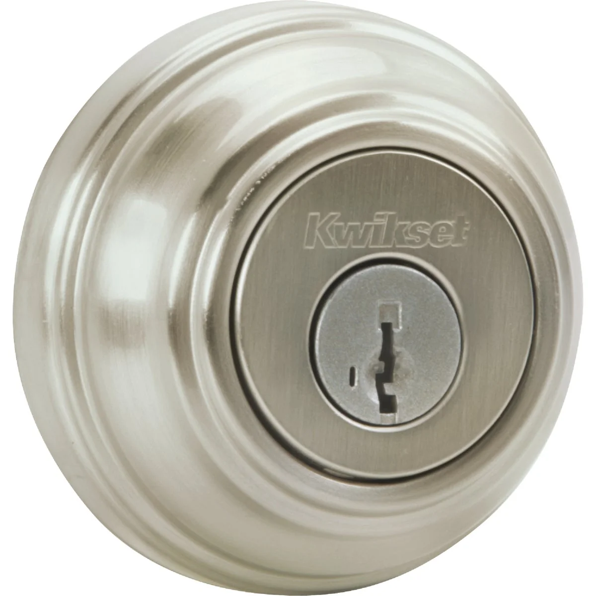 Elite Kwikset Signature Series Satin Nickel Single Cylinder Deadbolt Dependable
