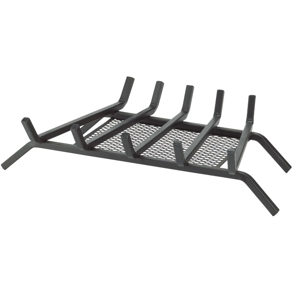 Original Design Home Impressions 18 In. Steel Fireplace Grate with Ember Screen Elite