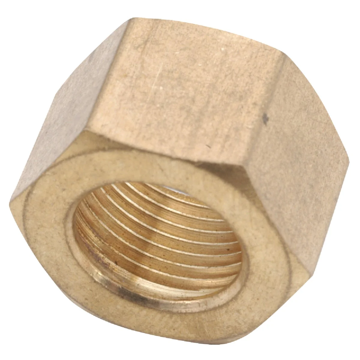 Efficient Anderson Metals 1 2 In. Brass Compression Nut 2-Pack Exclusive