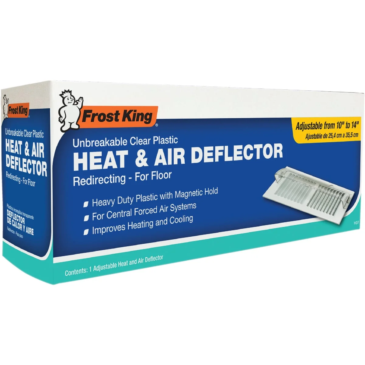 Convenient Frost King 10 In. to 14 In. Floor Heat and Air Deflector Sustainable