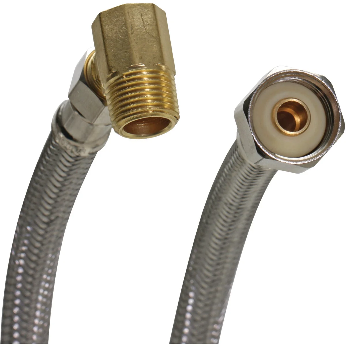 Genuine Fluidmaster Universal Fit 60 In. L Braided Stainless Steel Dishwasher Connector Crafted