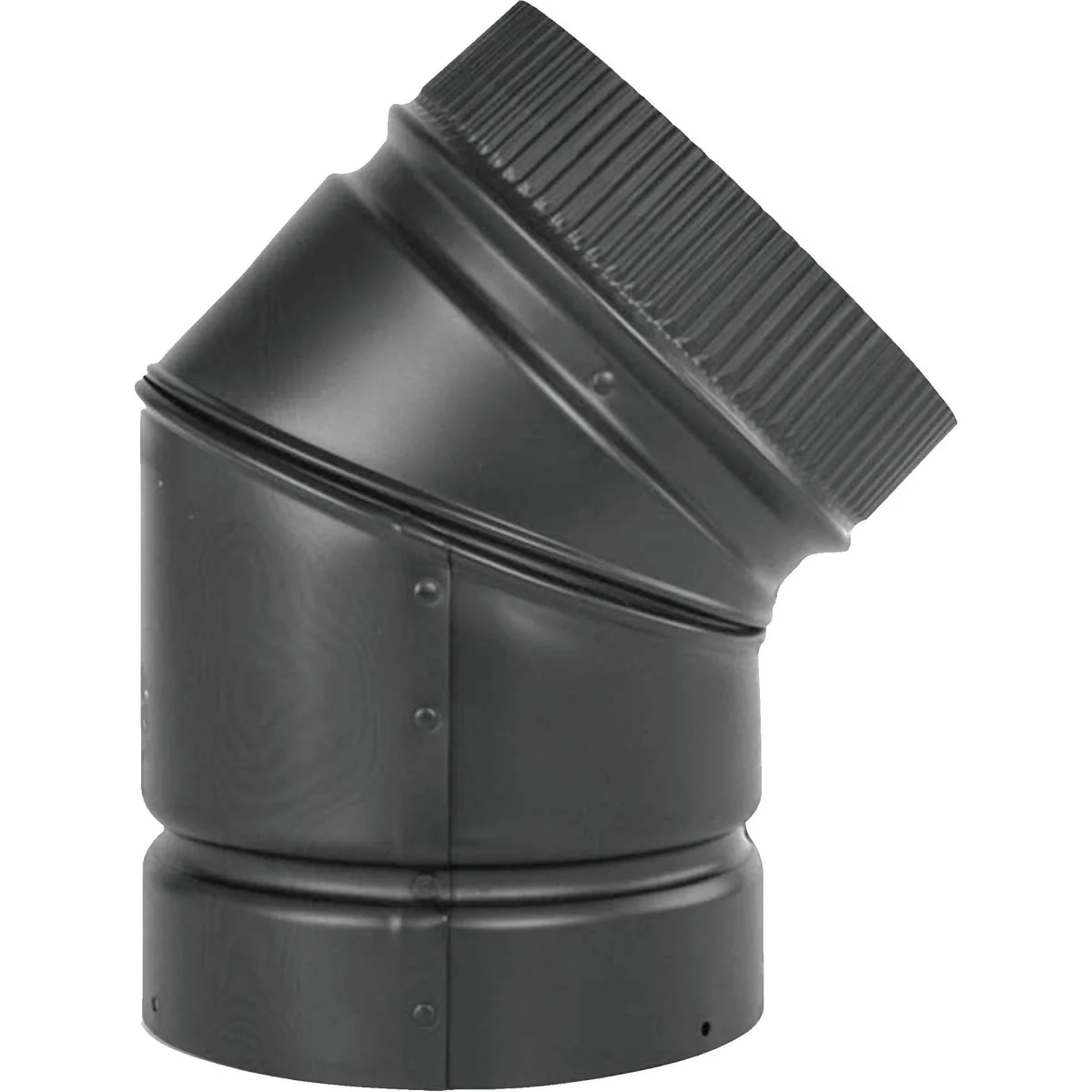 High-Quality SELKIRK VP Pellet Pipe 3 In. x 3-7 16 In. x 45 deg Pellet Stove Pipe Elbow Fine Crafted