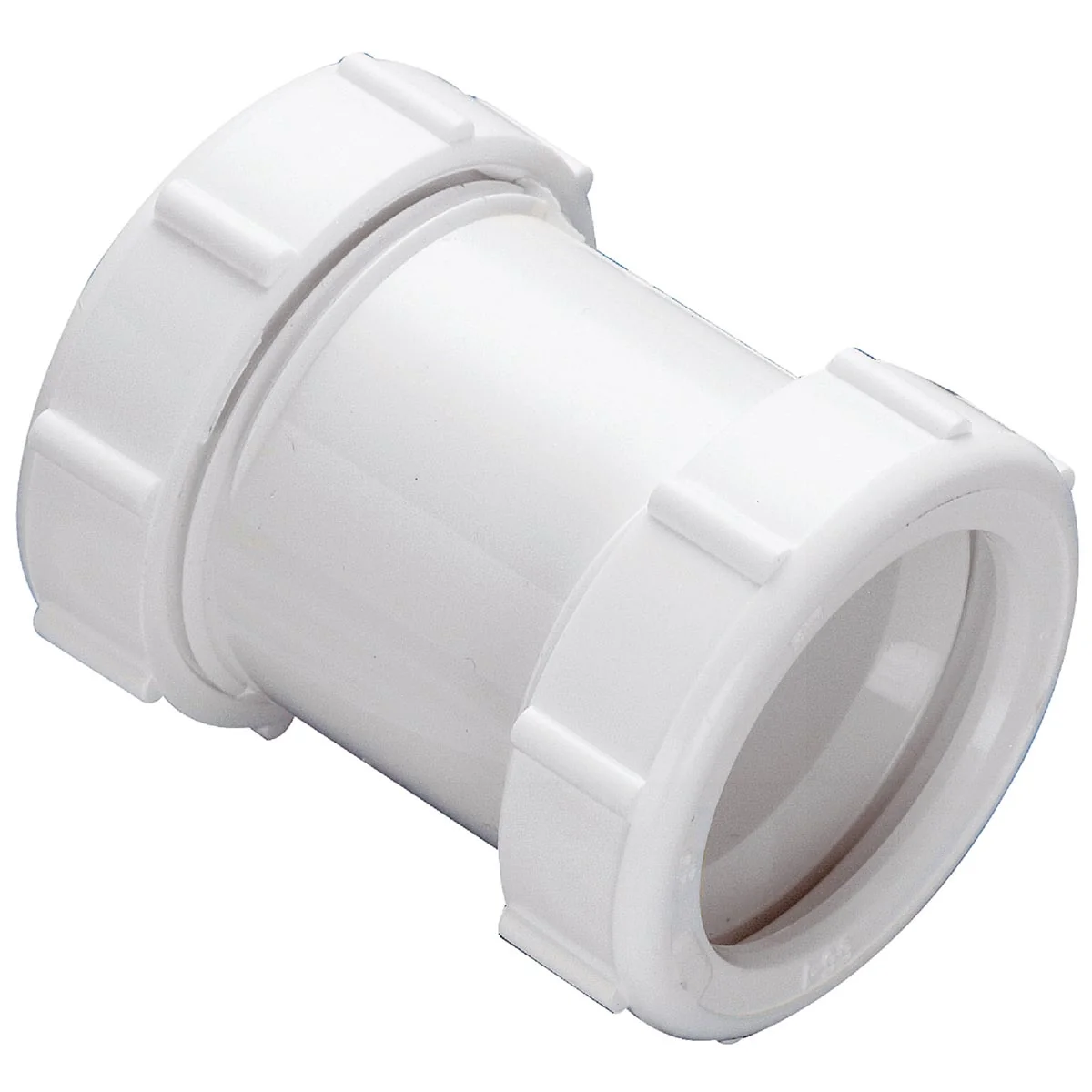 Relaxed Do it 1-1 2 In. X 1-1 2 In. White Plastic Extension Coupling Effective