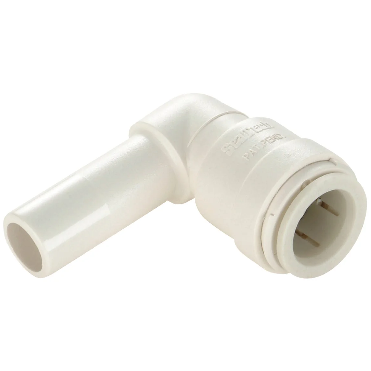Trendy Watts 3 4 In. CTS 90 Deg. Quick Connect Stackable Plastic Elbow 1 4 Bend Easy-to-Use