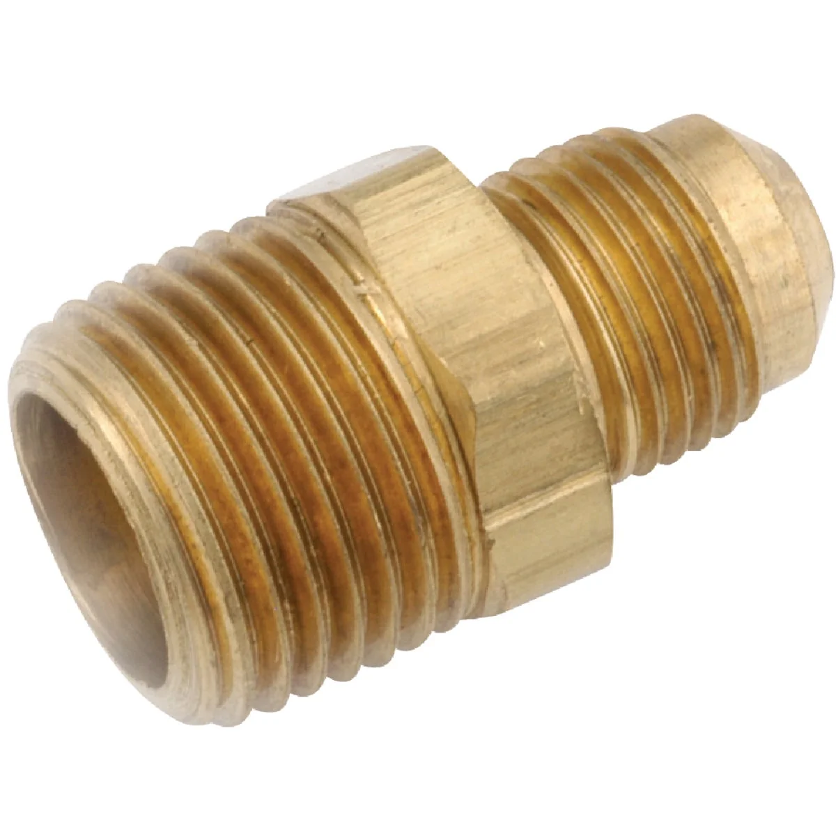 Minimalist Anderson Metals 1 2 In. x 1 2 In. Brass Male Flare Connector Breathable