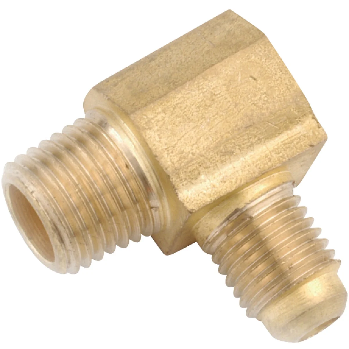 Crafted Anderson Metals 5 8 In. x 1 2 In. Male 90 Deg. Flare Brass Elbow 1 4 Bend Responsible