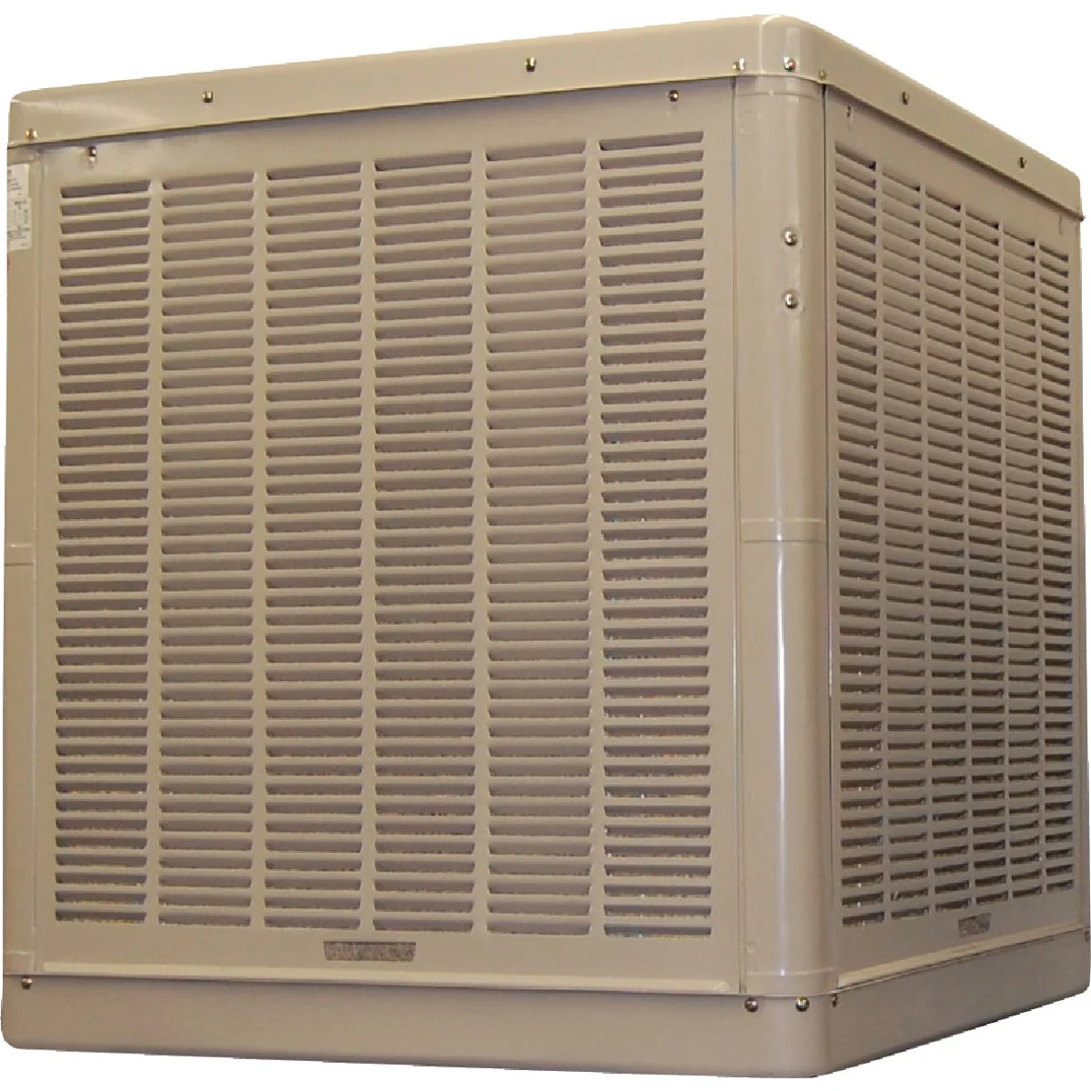 Contemporary Essick 3300 to 6500 CFM Down Discharge Whole House Aspen Media Residential Evaporative Cooler 1200-2400 Sq. Ft. Eco-Friendly