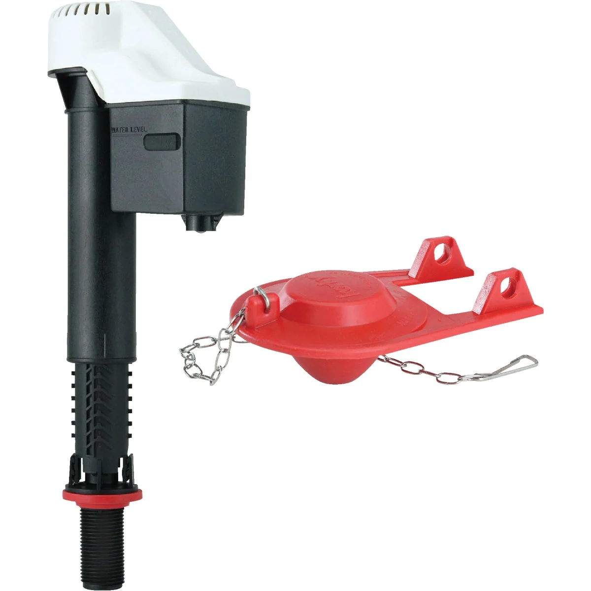 Solid Korky Quietfill Fill Valve and Premium Flapper Kit Original Design
