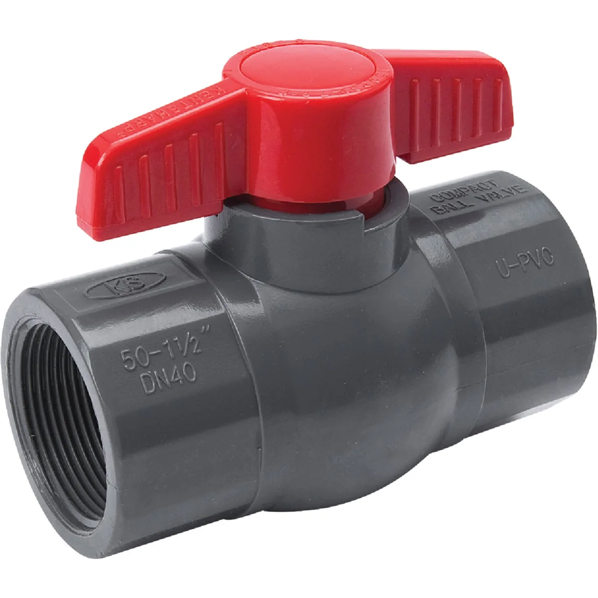 Eco-Friendly ProLine 1-1 2 In. FIP X 1-1 2 In. FIP PVC Quarter Turn Ball Valve Dependable