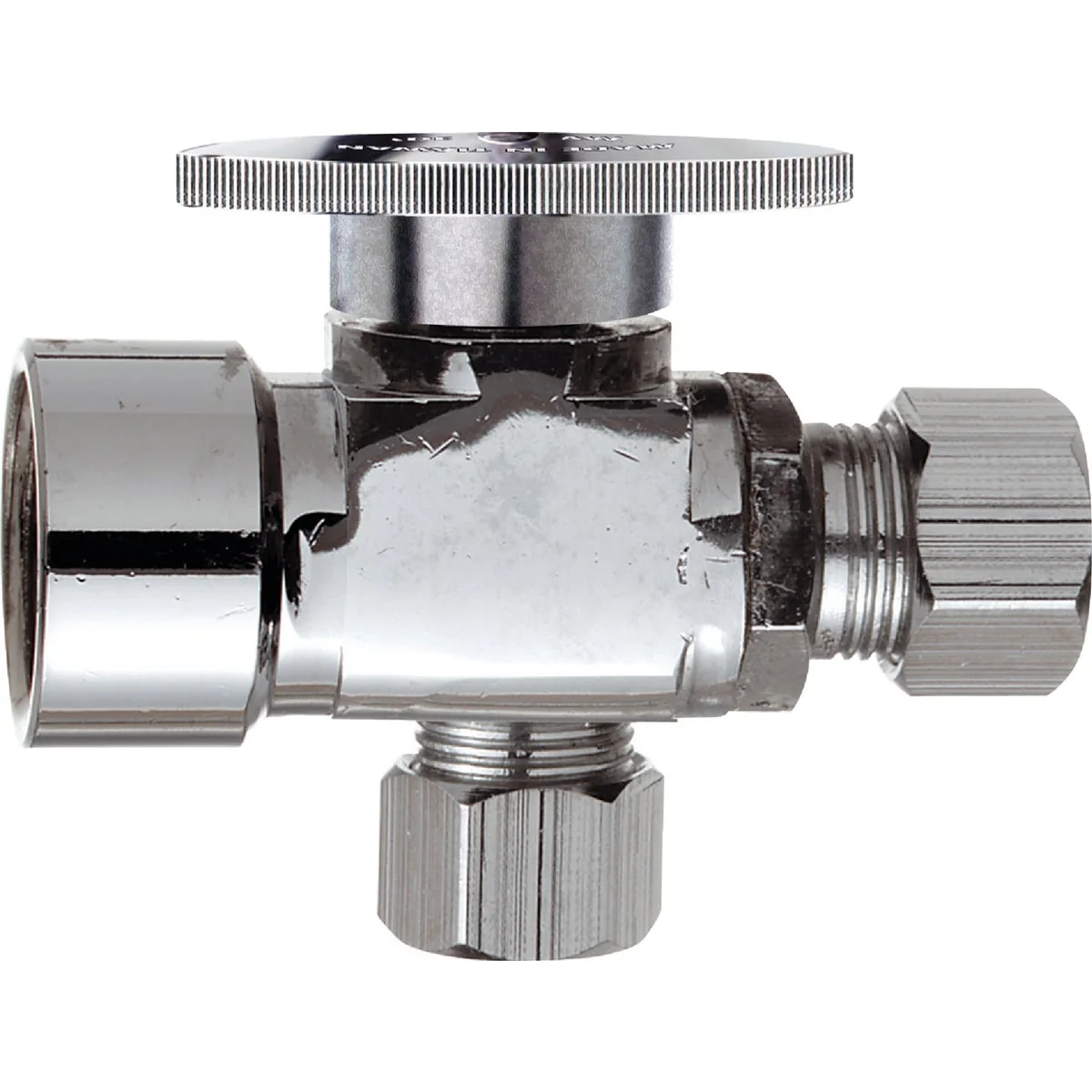 Flexible Do it 1 2 In. FIP x 3 8 In. OD x 3 8 In. OD Quarter Turn Angle Valve Comfortable