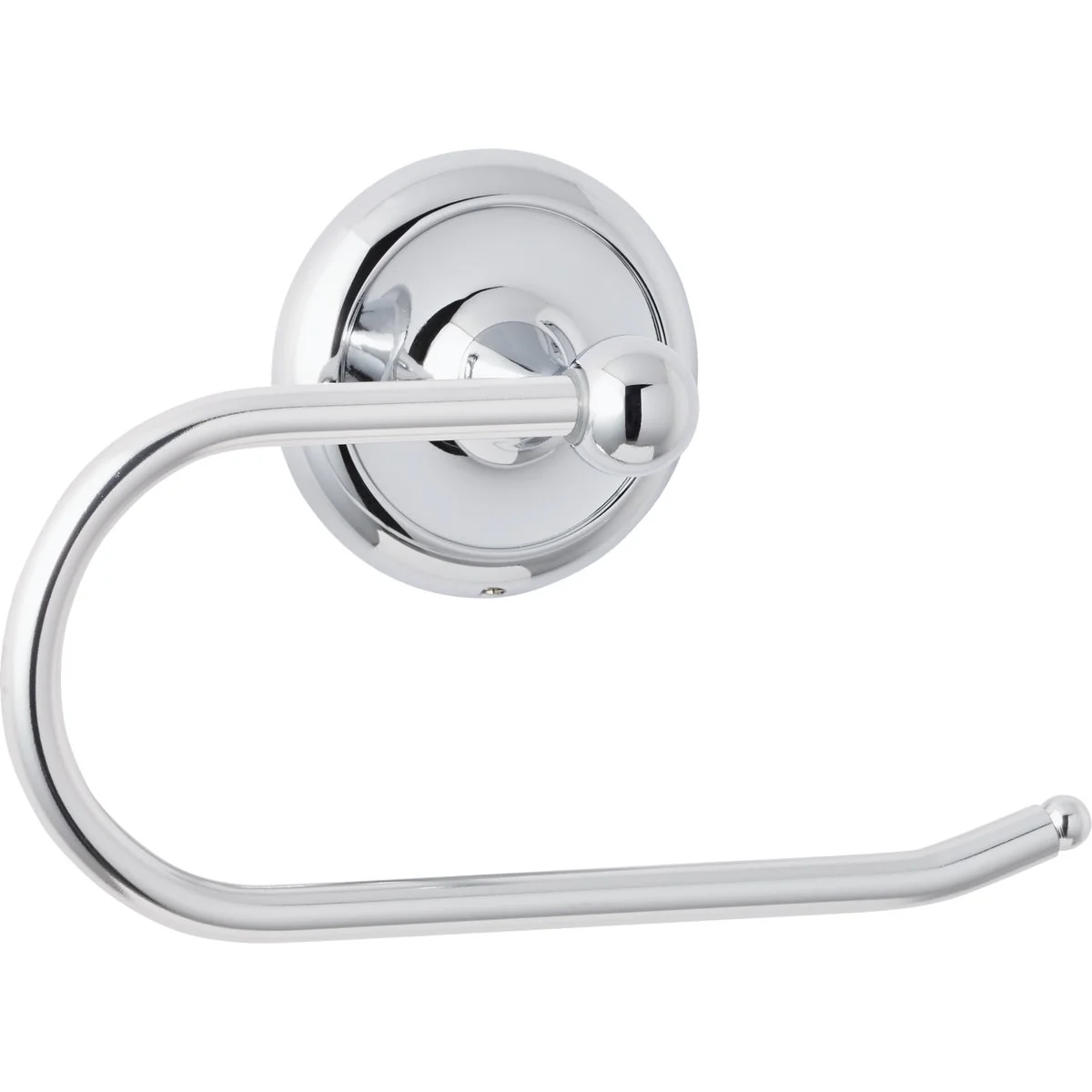 Elite Home Impressions Aria Polished Chrome Single Post Wall Mount Toilet Paper Holder Classic