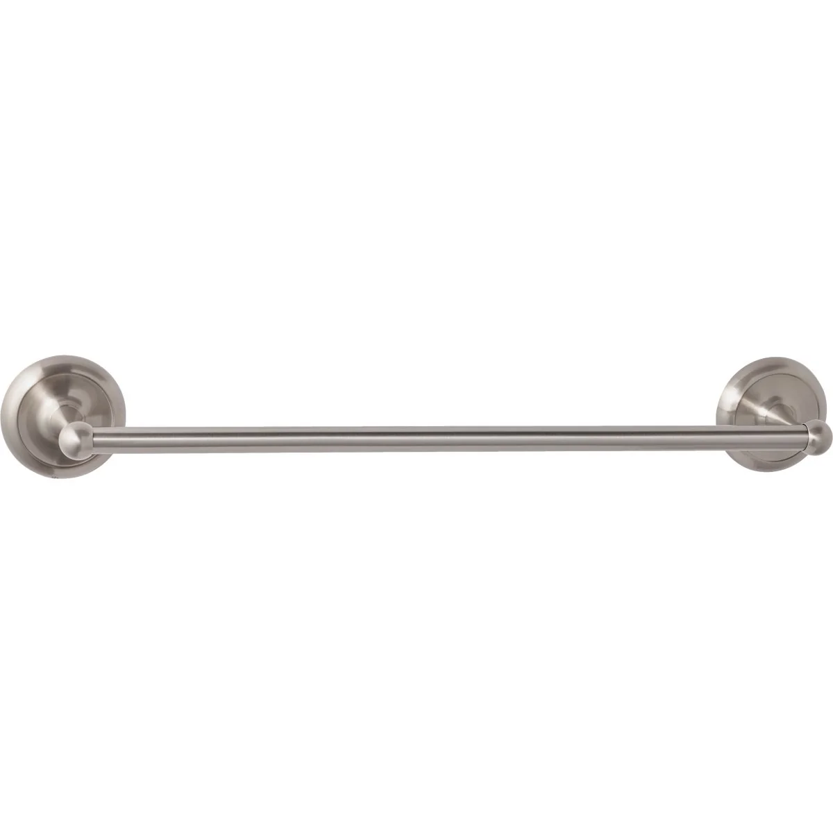 Lightweight Home Impressions Aria Series 18 In. Brushed Nickel Towel Bar Green
