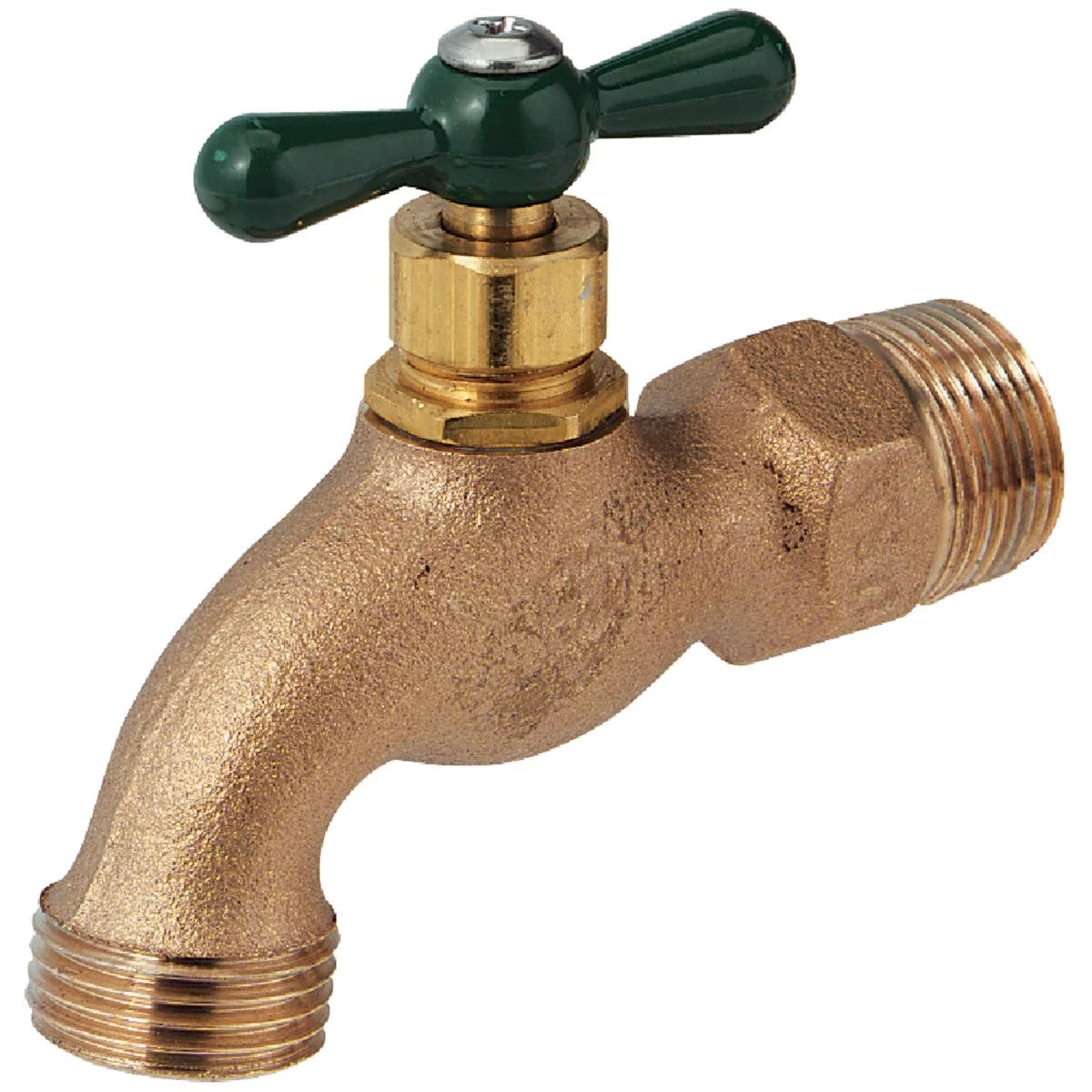 Convenient Arrowhead Brass 3 4 In. MIP X 3 4 In. Male Hose Thread Standard Hose Bibb Authentic