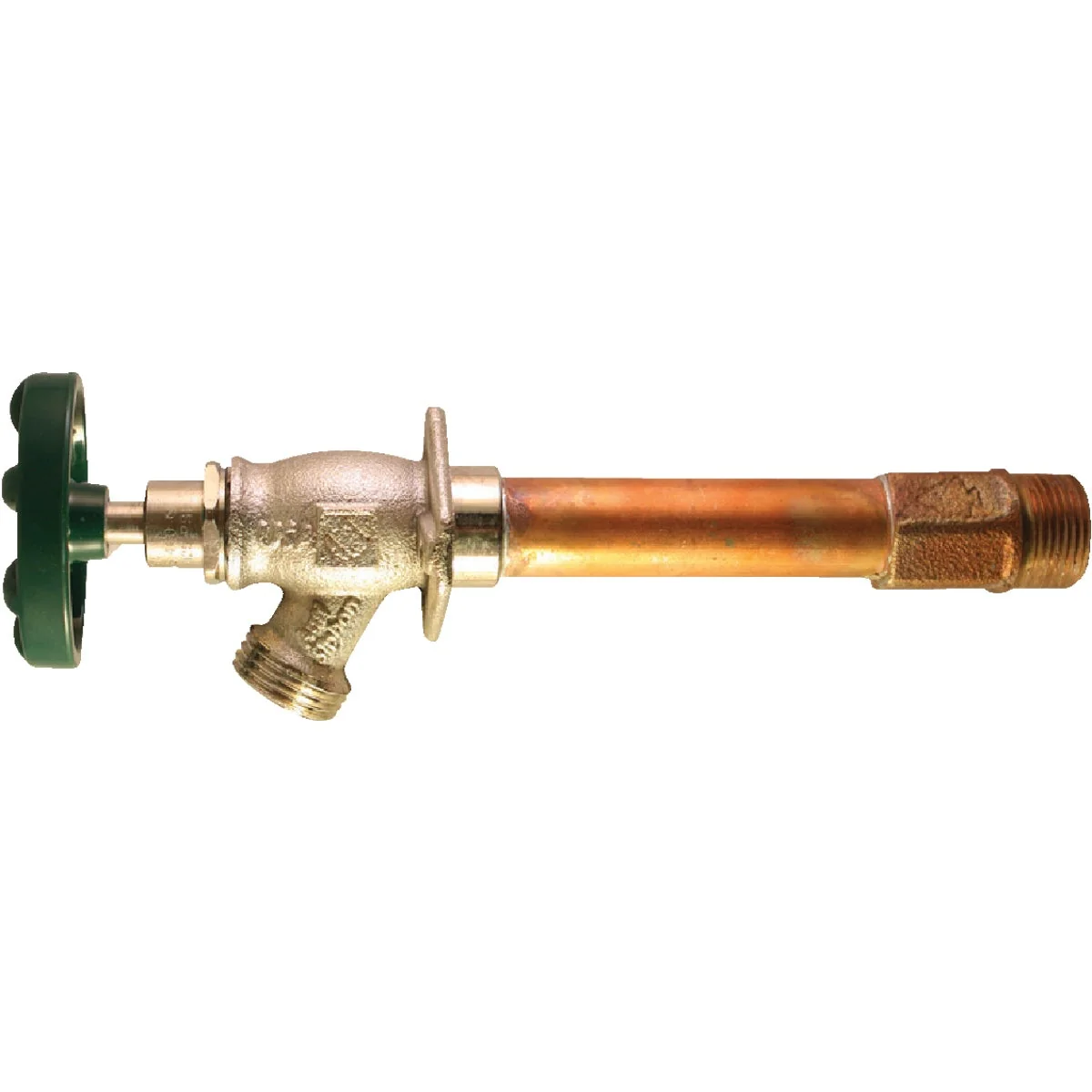 Eco-Friendly Arrowhead Brass 1 2 In. Copper SWT or 1 2 In. MIP x 4 In. Standard Frost Wall Hydrant Verified