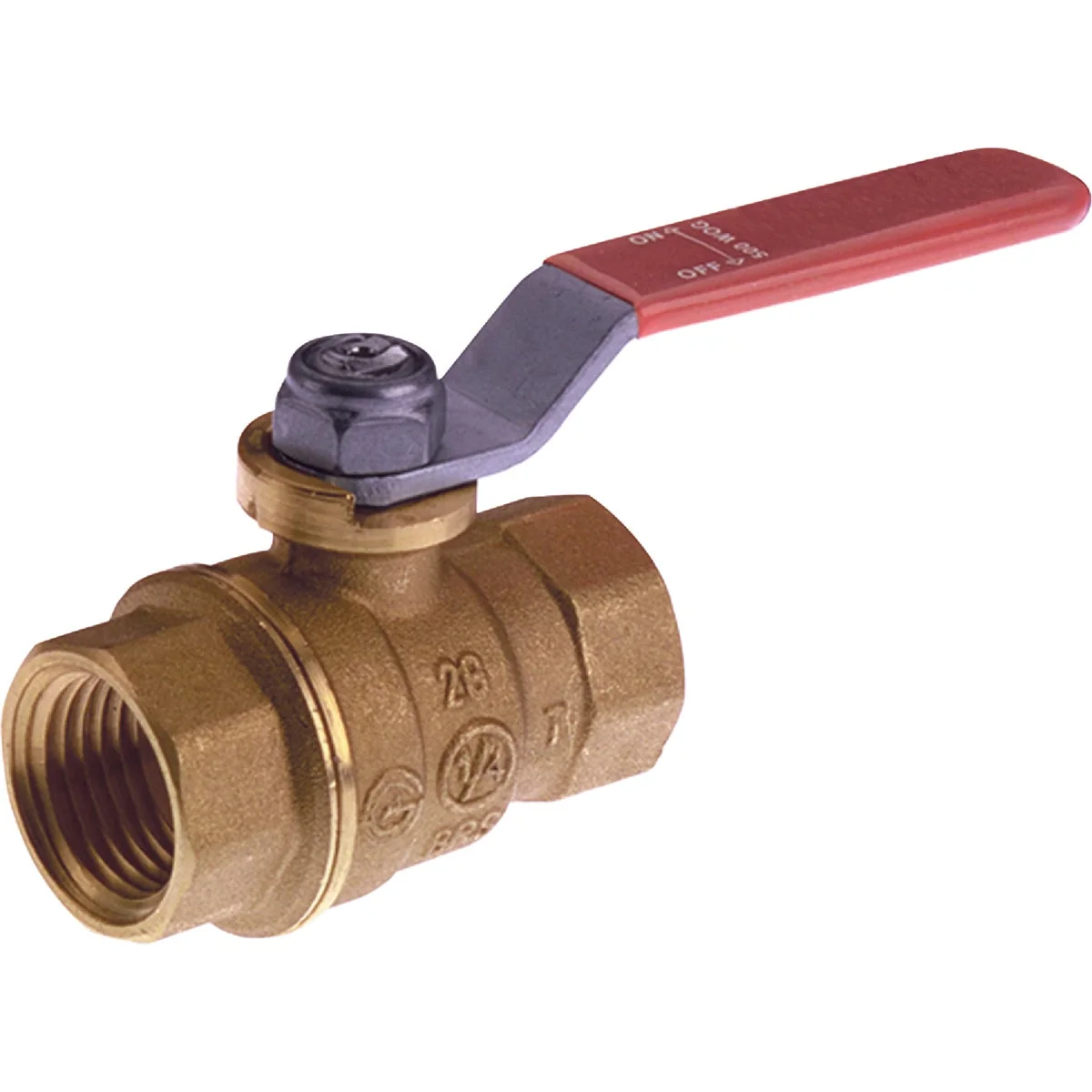 Elite ProLine 1-1 2 In. FIP Forged Brass Full Port Ball Valve Crafted