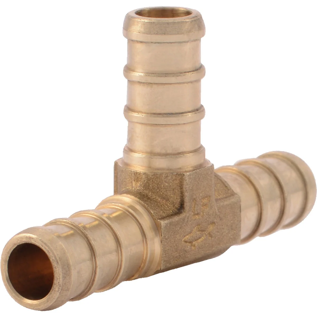 Premium SharkBite 3 8 In. x 3 8 In. x 3 8 In. Barb Brass PEX Tee Contemporary