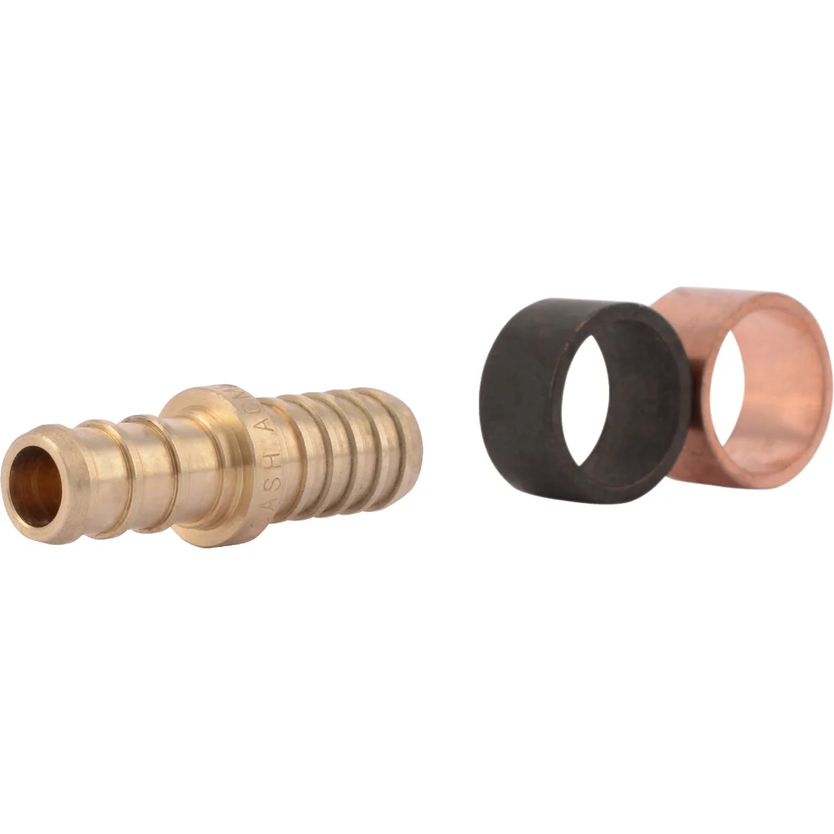 Premium Material SharkBite Crimp Transition Low Lead 3 8 In. Polybutylene Brass PEX Coupling Efficient