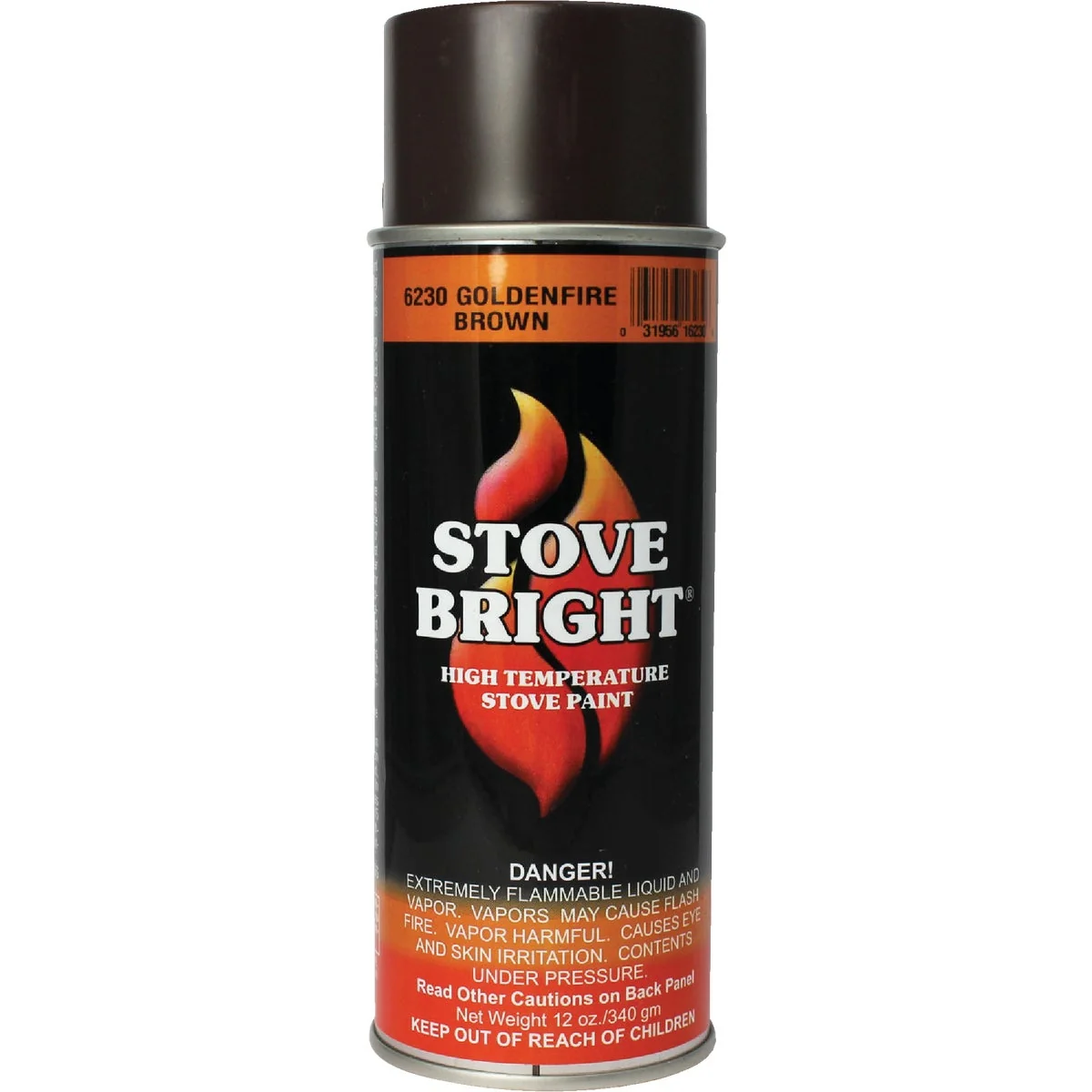 Traditional Stove Bright Gloss Golden Fire Brown 12-3 4 Oz. High Heat Spray Paint Dependable
