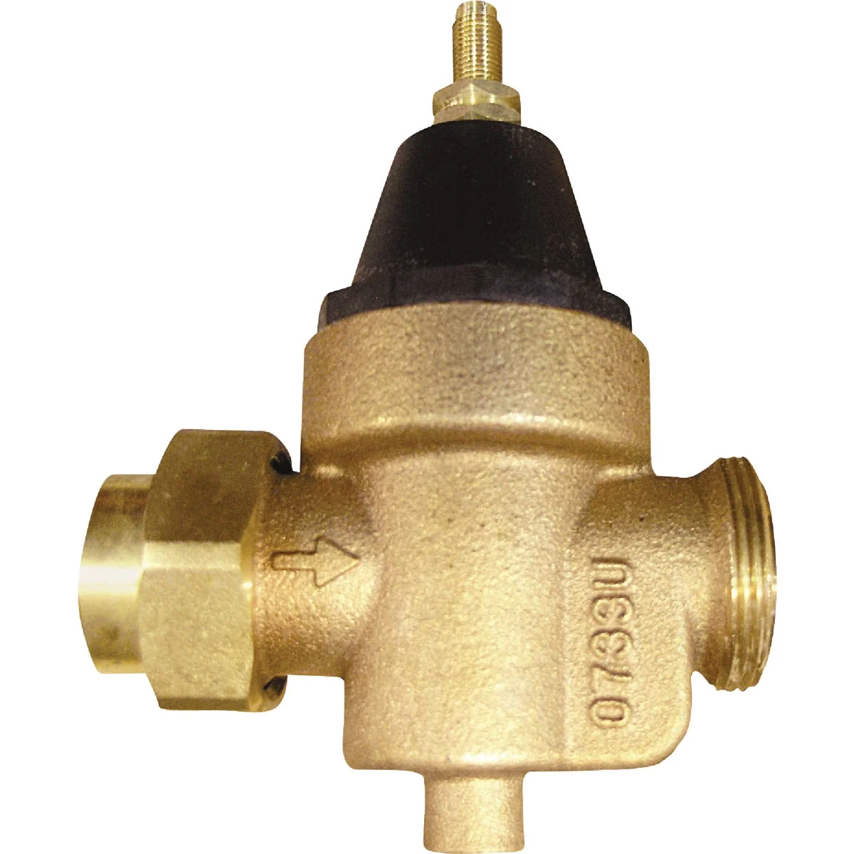 Modern Watts 1 In. Female Threaded Union x 1 In. NPT Bronze Pressure Regulator Traditional