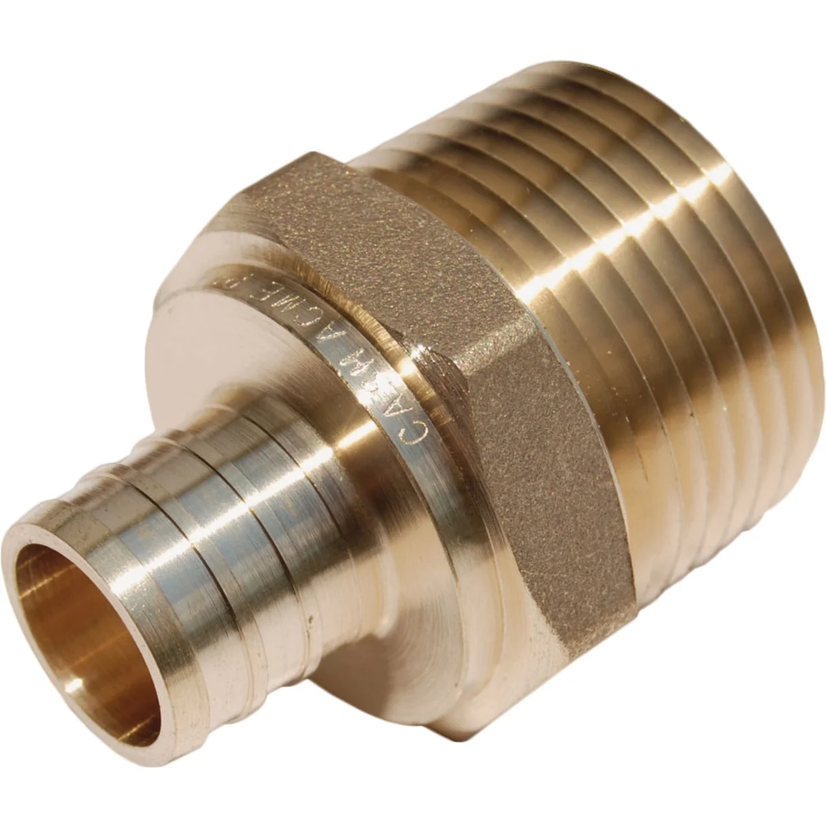 Premium SharkBite 3 4 In. CF x 1 In. MPT Brass PEX Adapter Green