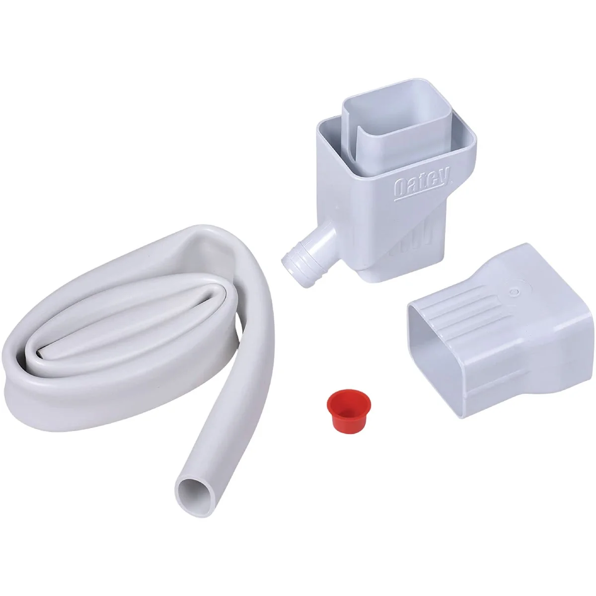 Genuine Oatey Mystic Rain White Plastic Water Downspout Diverter Modern