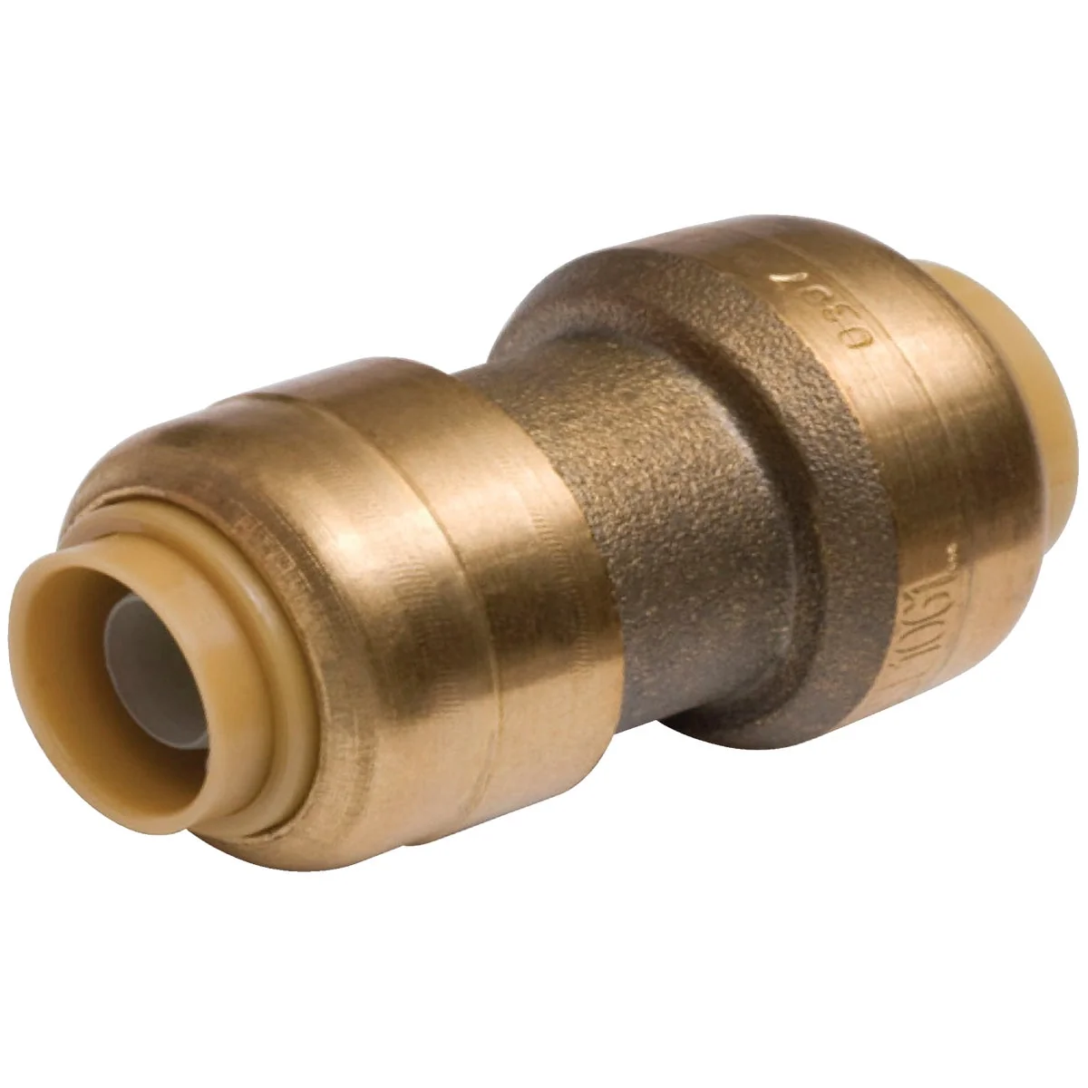 Refined SharkBite 3 8 In. x 1 2 In. Push-to-Connect Brass Coupling Smart