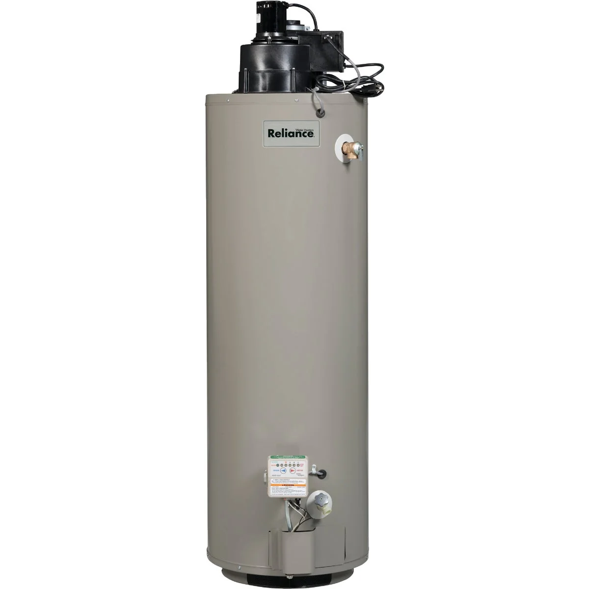 Green Reliance 40 Gal. Tall 6yr 50 000 BTU Natural Gas Water Heater with Power Vent High-End