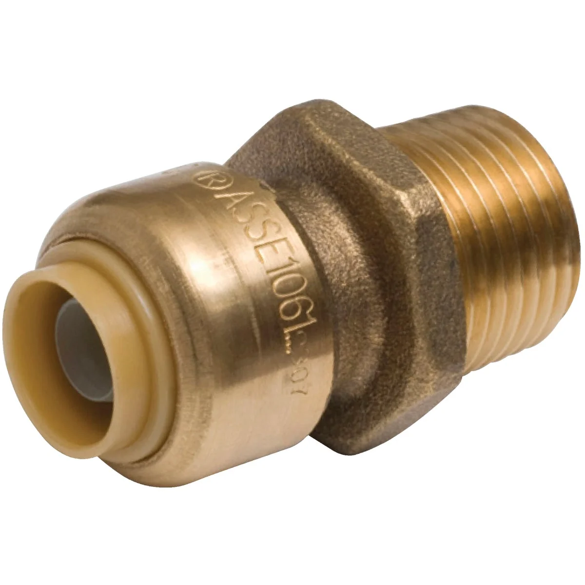 Original Design SharkBite 3 8 In. 1 2 In. OD x 1 2 In. MNPT Reducing Brass Push-to-Connect Male Adapter Modern