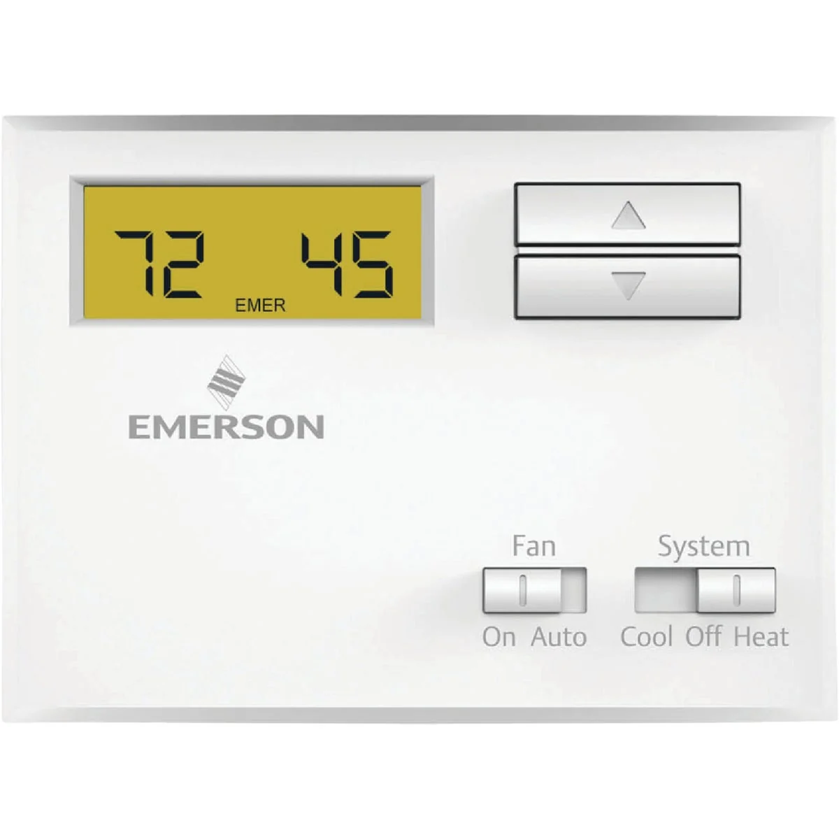 Crafted White Rodgers Non-Programmable White Digital Thermostat Genuine