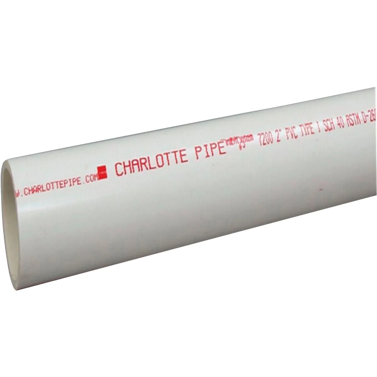 Safe Charlotte Pipe 4 In. x 10 Ft. Schedule 40 PVC DWV Pressure Dual Rated Pipe Modern
