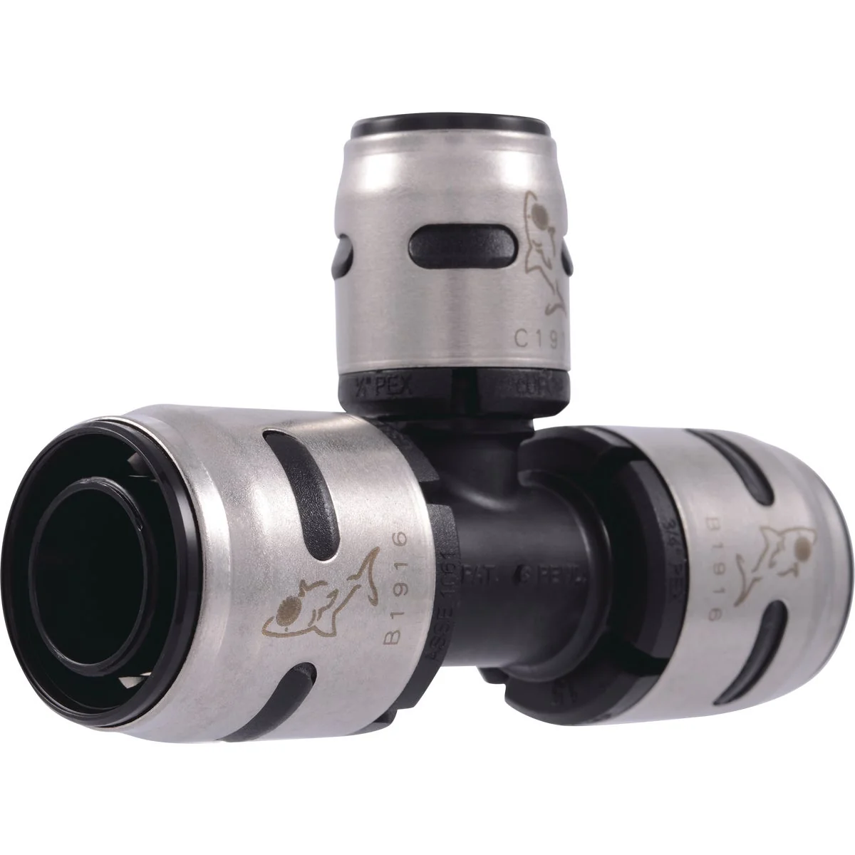 Consistent SharkBite EvoPex 3 4 In. x 3 4 In. x 1 2 In. Reducing Push-to-Connect Plastic Tee Selected