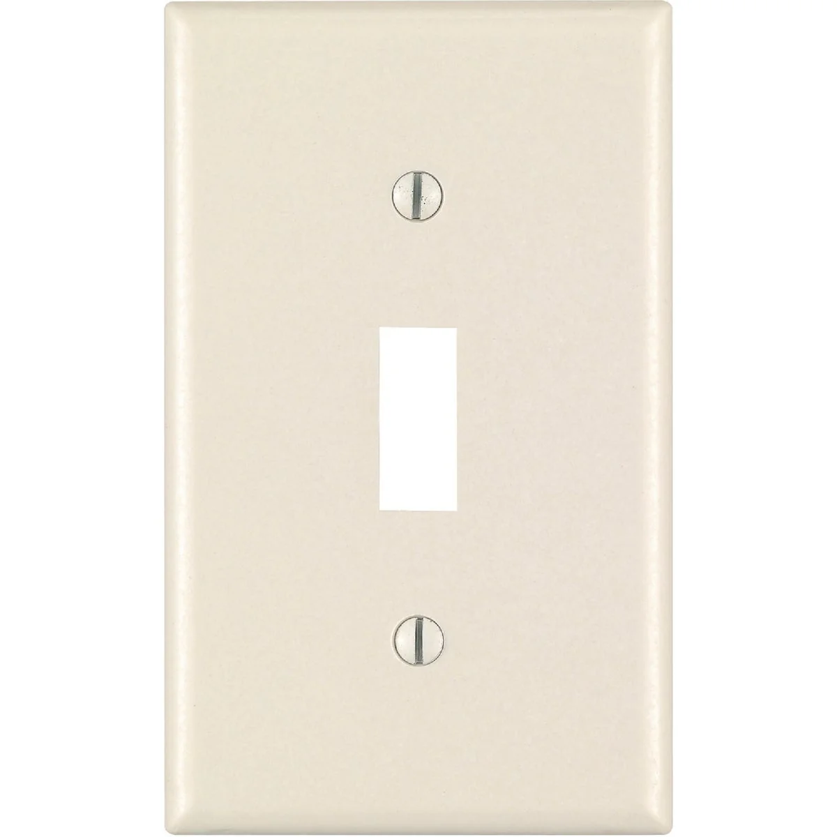 Flexible Leviton 1-Gang Plastic Toggle Switch Wall Plate Light Almond 10-Pack Modern