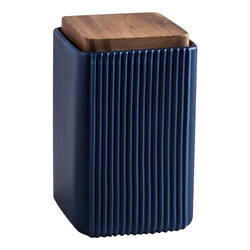 Stylish Ceramic Storage Jars Modern Airtight Coffee Canisters With Lid 33.814 Fl Oz Fine