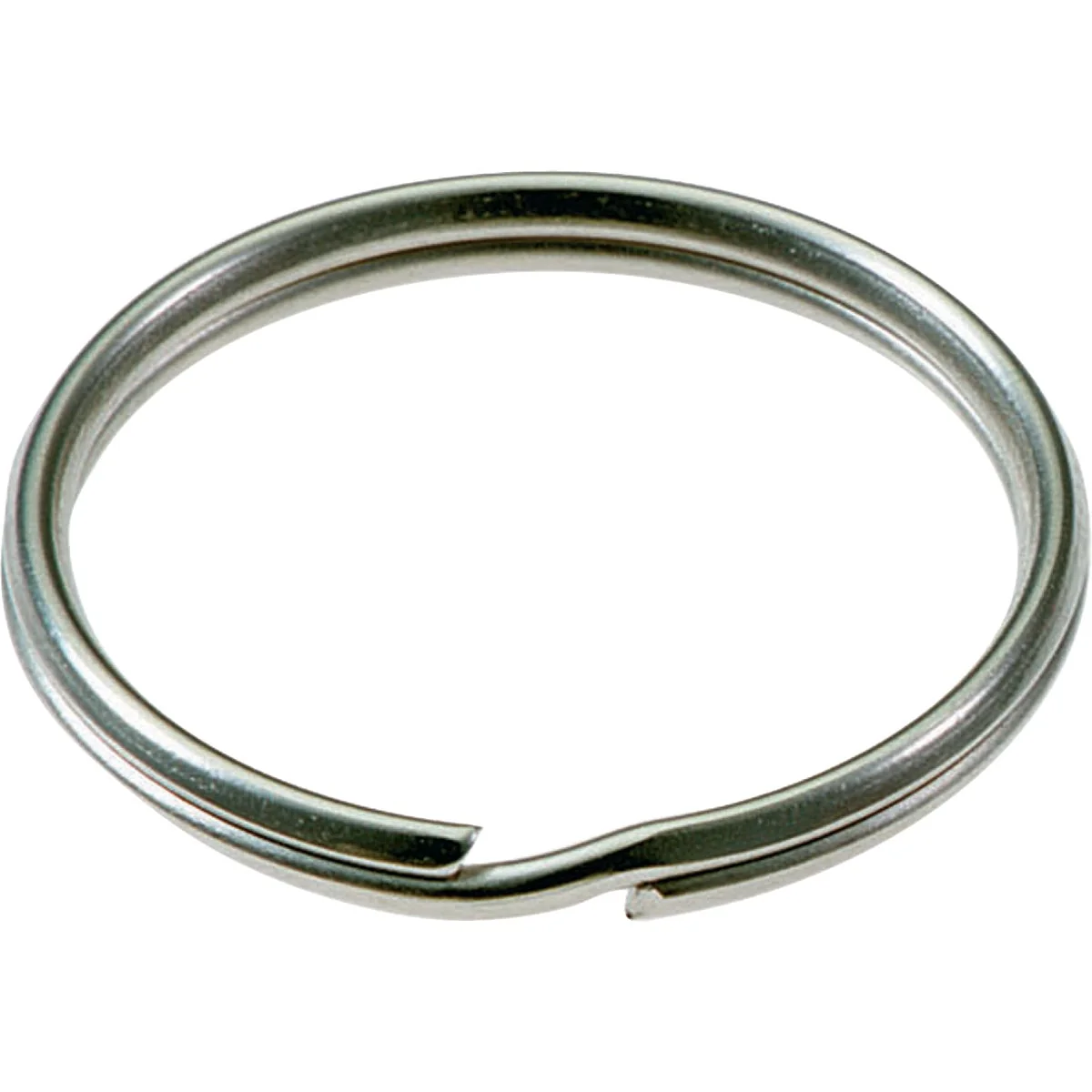 Smooth Lucky Line Tempered Steel Nickel-Plated 1 2 In. Key Ring 100-Pack Consistent