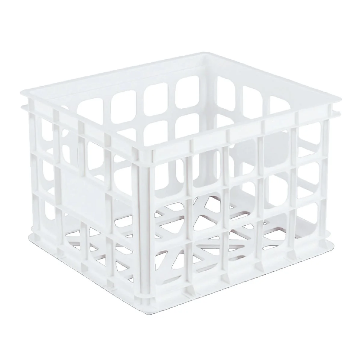 Efficient Sterilite 13.75 In. x 10.5 In. x 15.25 In. White Storage Crate Effective