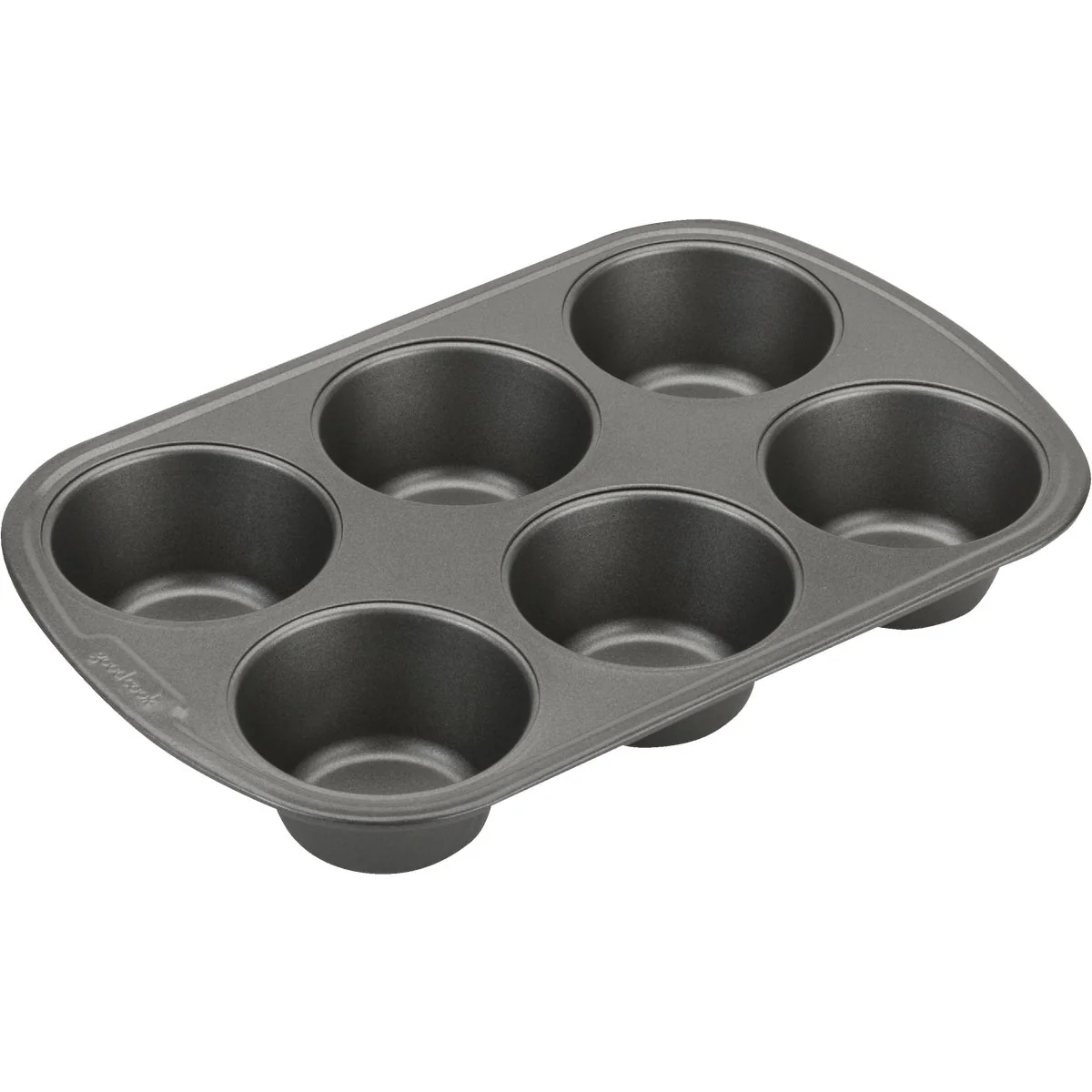 Official GoodCook 6-Cup Texas Size Non-Stick Muffin Pan Classic