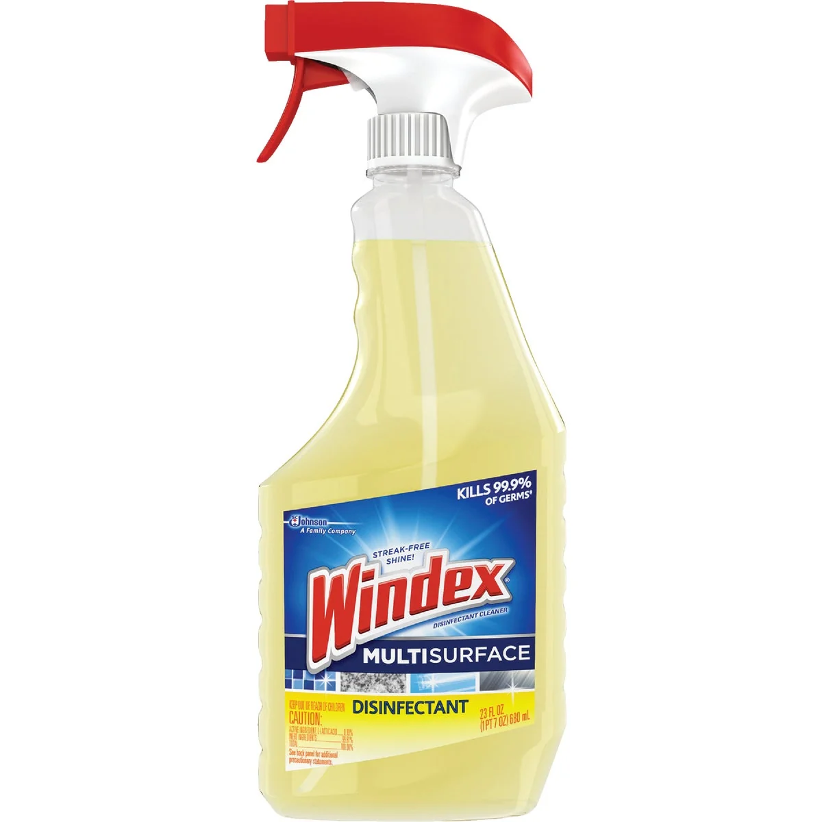 High-Performance Windex 23 Oz. Multi-Surface Disinfectant Cleaner Safe
