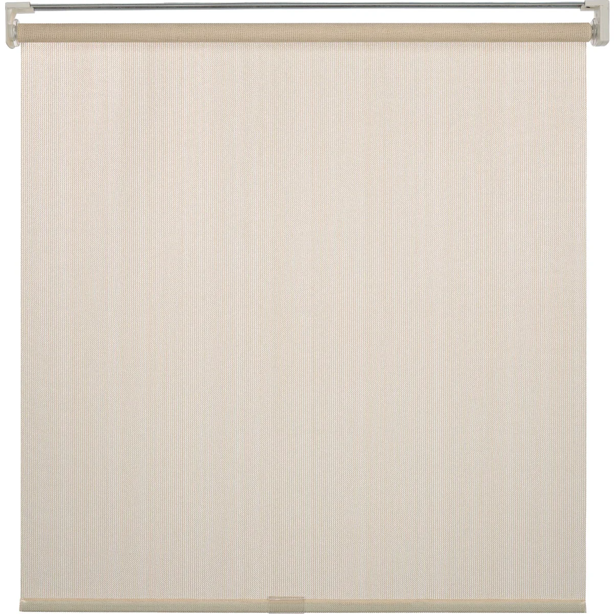 Verified Home Impressions 96 In. x 72 In. Ivory Fabric Indoor Outdoor Cordless Roller Shade Reusable