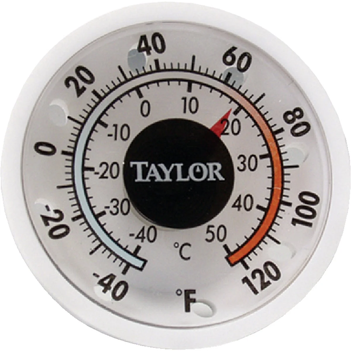 Official Taylor 1-3 4 In. Dia. Stick-on Thermometer Efficient